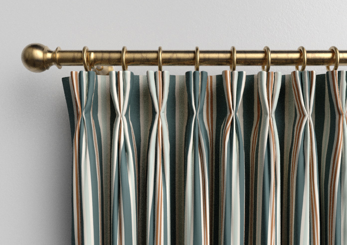 The British Stripe Co. Charles, Teignbridge No.1 - Made to Measure Curtains - Image 11